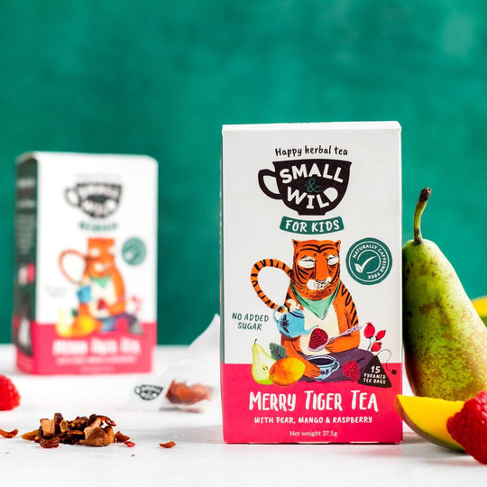 Merry Tiger Tea For Kids With Pear, Mango And Raspberry