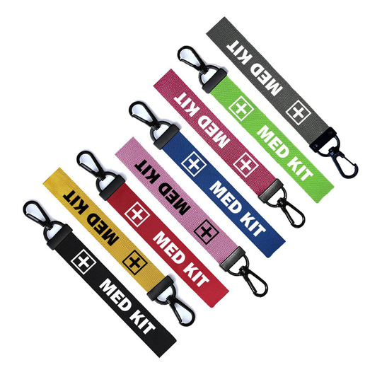 Medkit Key Chain Keyring Luggage Tag Zipper Pull Bag Ring Med Kit Tag