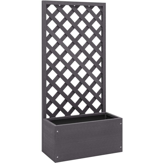 Vidaxl - Trellis Planter 65x30x135 cm wpc Grey
