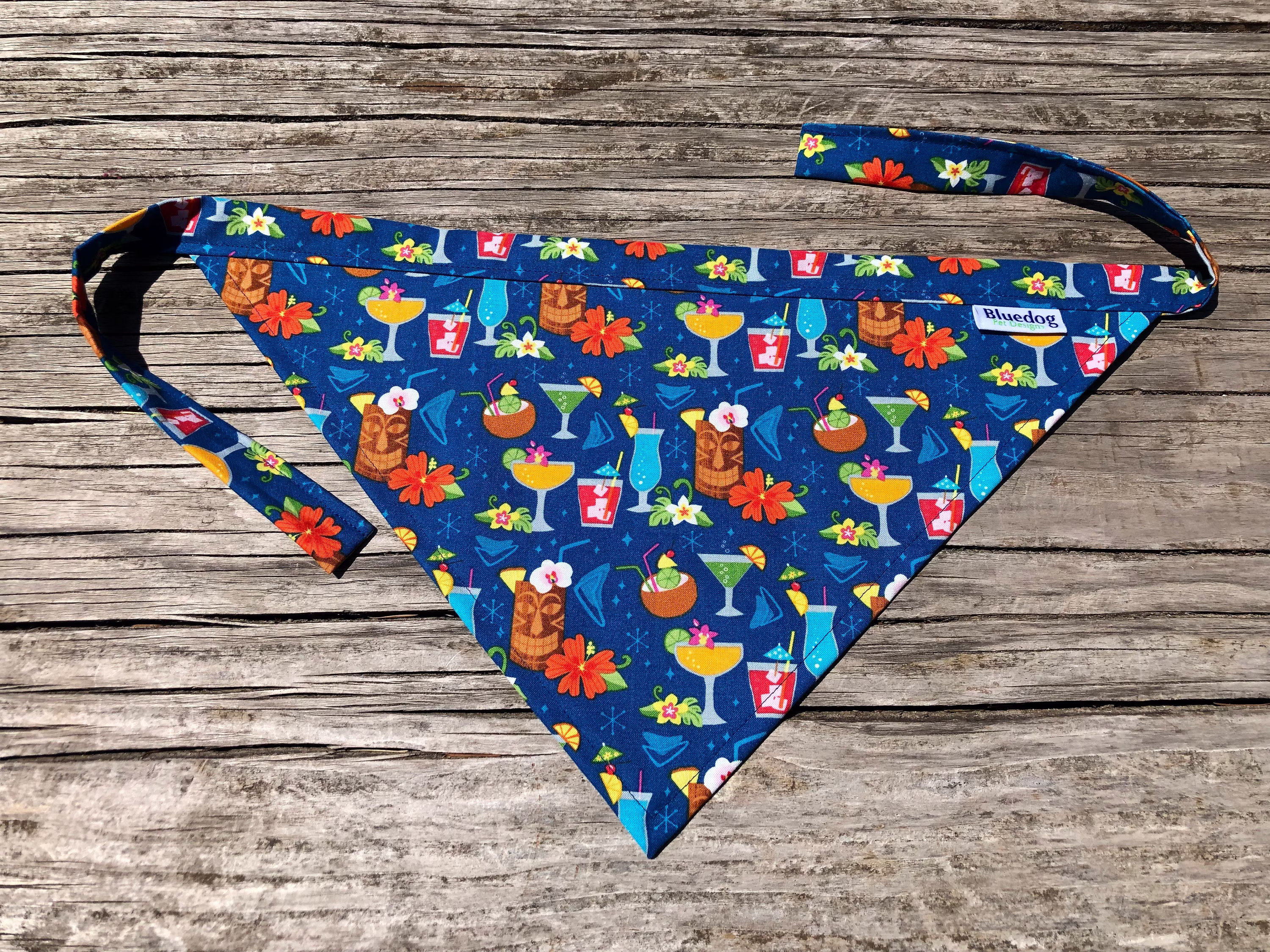 Tiki Bar Dog Bandana