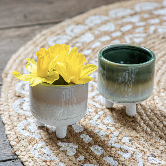 Dip Glazed Ombre Mini Planter