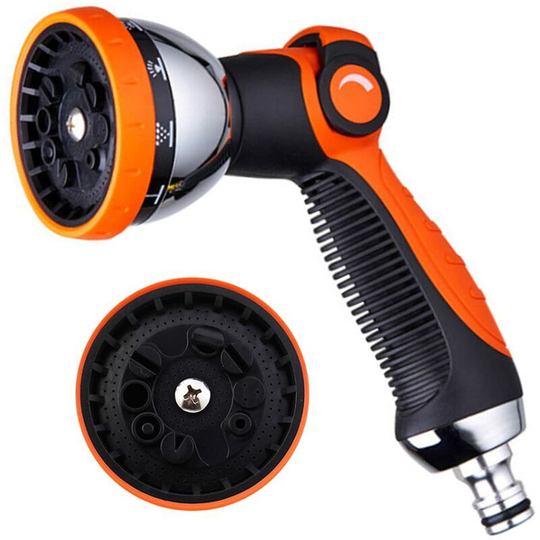 Watering gun, adjustable water gun, watering gun, 10 multi-function watering modes Garden sprayer for watering garden, plants, pets, cars.