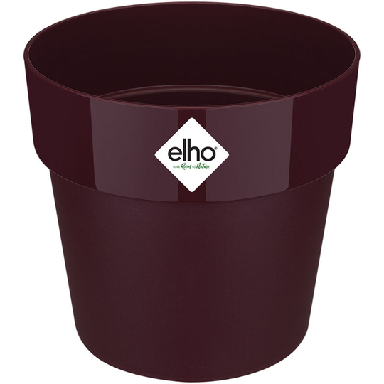 Plant Pot Flower Pot Recycled Recyclable Plastic Mint Peach Mulberry Round Frost-Resistant Size Choice Colour Choice maulbeere/21,9 Liter (de)