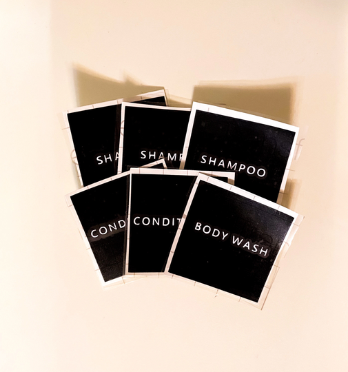 House Label Decals-Personalized & Waterproof-Kitchen, Body Wash, Soap, Shampoo, Conditioner-Buy 2 Get 1 Free
