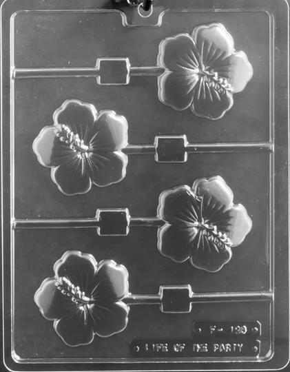 Hibiscus Lolly Chocolate Mold #147