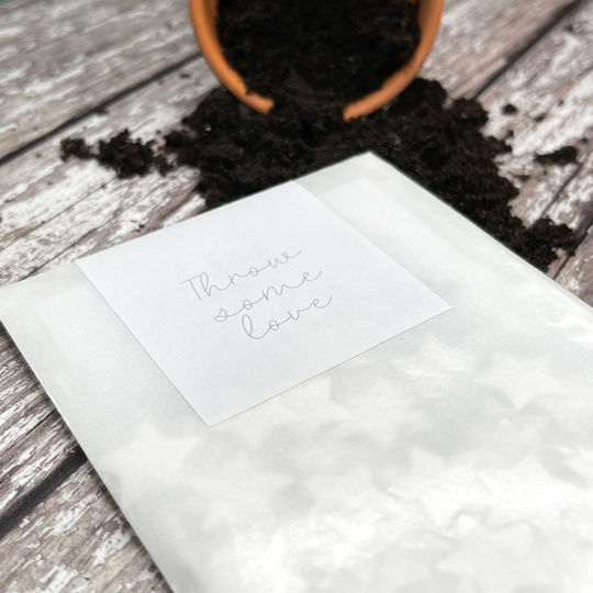 Plantable Wildflower Seed Confetti, Eco Friendly Wedding Favours