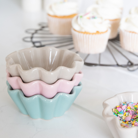 Scalloped Ceramic Dish