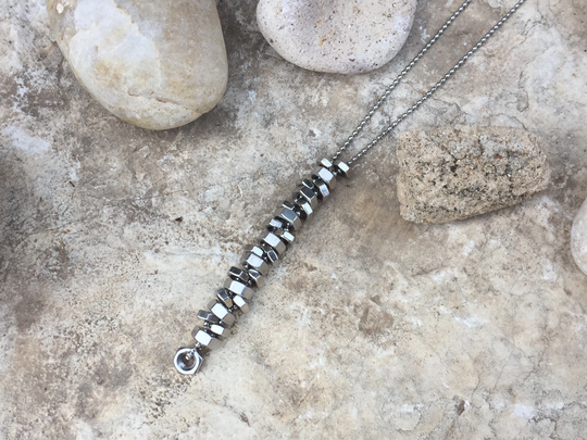 Industrial Minimalist Organic Necklace