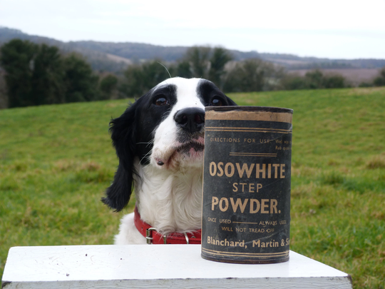 Vintage Osowhite Step Powder Cleanser Container | Full