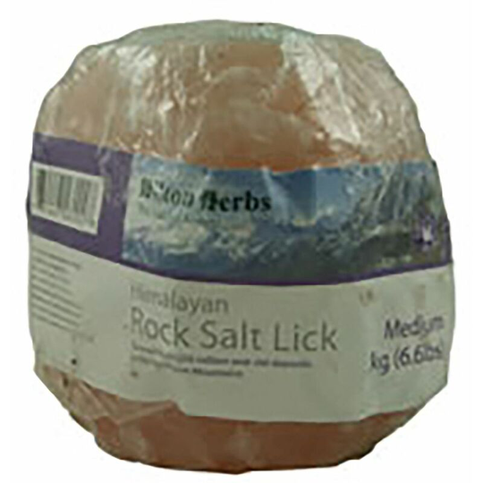 Himalayan Rock Salt Lick - Medium x 3 Kg - 26002 - Hilton Herbs