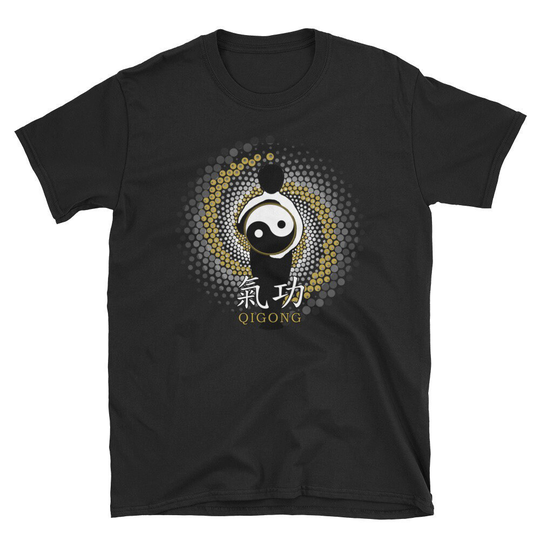 Qigong Yin Yang Spiral Energy - T-Shirt Tai Chi Kung Qi Gong