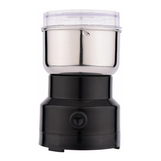 Monly - 200W Multifunctional Bean Grinder 14500RPM Ultra Fine Coffee Grinder 200ml Stainless Steel Portable Electric Spice Grinder Perfect for Dry