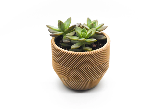 Small Geometric Wood Planter, Planter Pot, Pot With Drainage, Cactus Flower Indoor/Outdoor, Modern