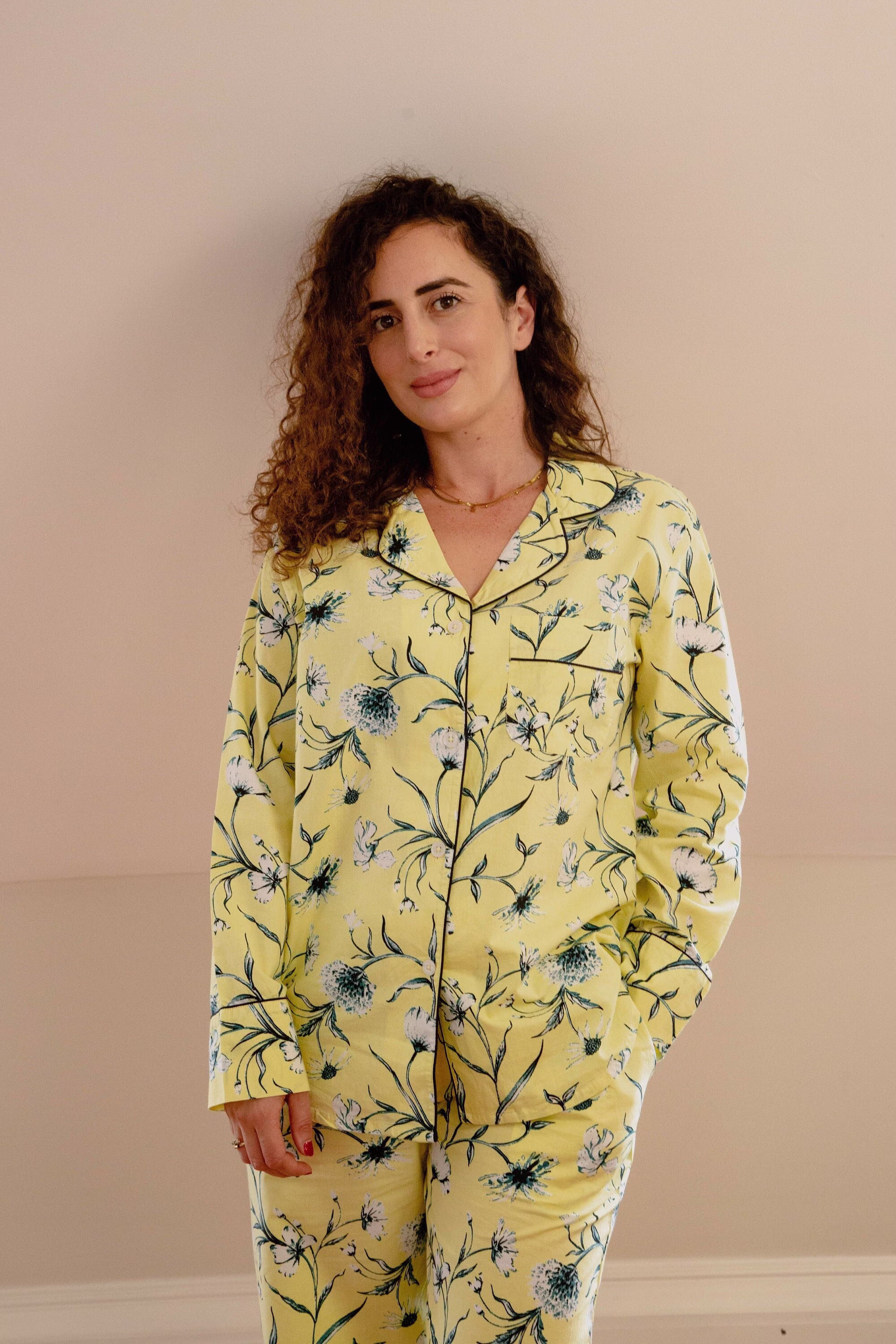 100% Cotton Pyjama Set, Womans Pyjamas Uk, Sustainable Organic Uk, Block Print, Clothing, Ladies Set, Gifts For Her
