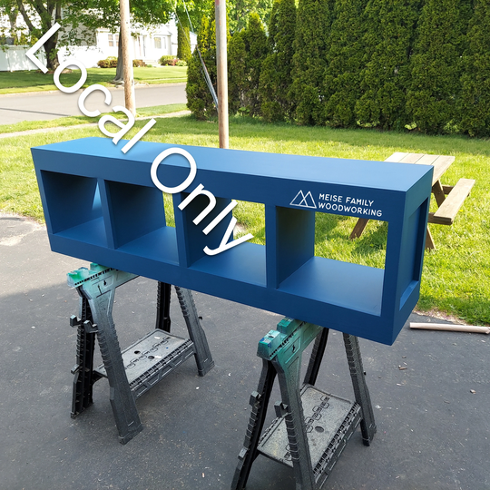 Four Cube Organizer Bench