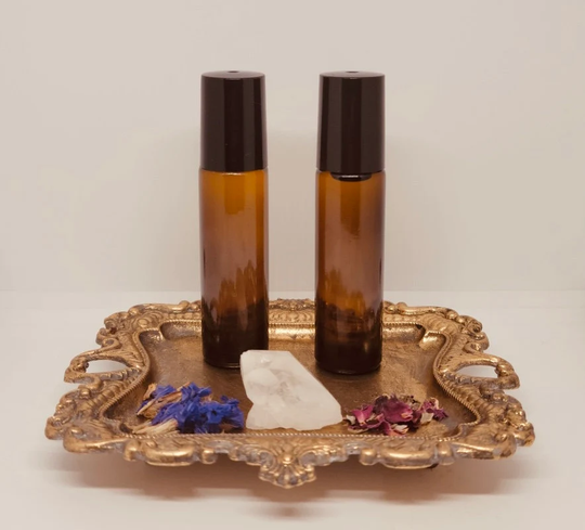 Roll On Herbal Body Oil For Healing, Meditation, Or Aromatherapy