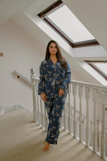 Organic Cotton Pyjamas Set, Womans Uk, Ladies/Womens Pjs, Gift For Her, Sustainable Clothing, Summer