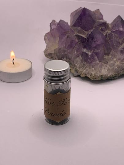 Small Bottle Of Hot Foot Powder, Banishment Powder, Hexing Powder