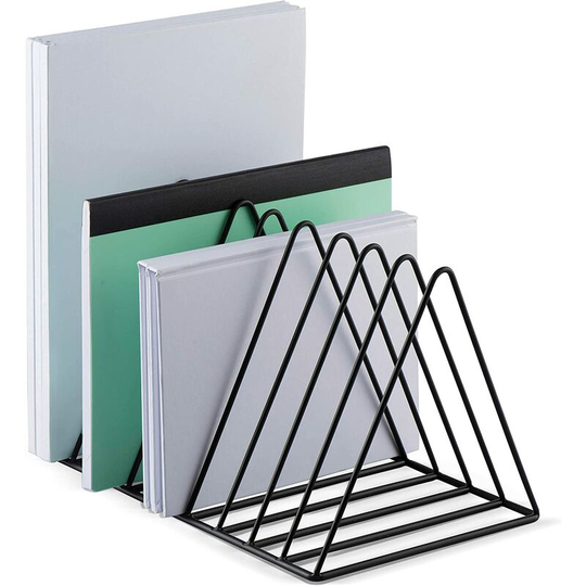 FVO - Desktop Organizer - Magazine Rack, Desktop File Organizer | Book Holder, Mail Sorter, Desk Organizer, File Folder Organizer - Desktop File