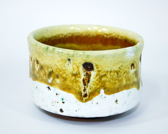 Handmade Chawan. Matcha Tea Bowl. Stoneware Studio Pottery
