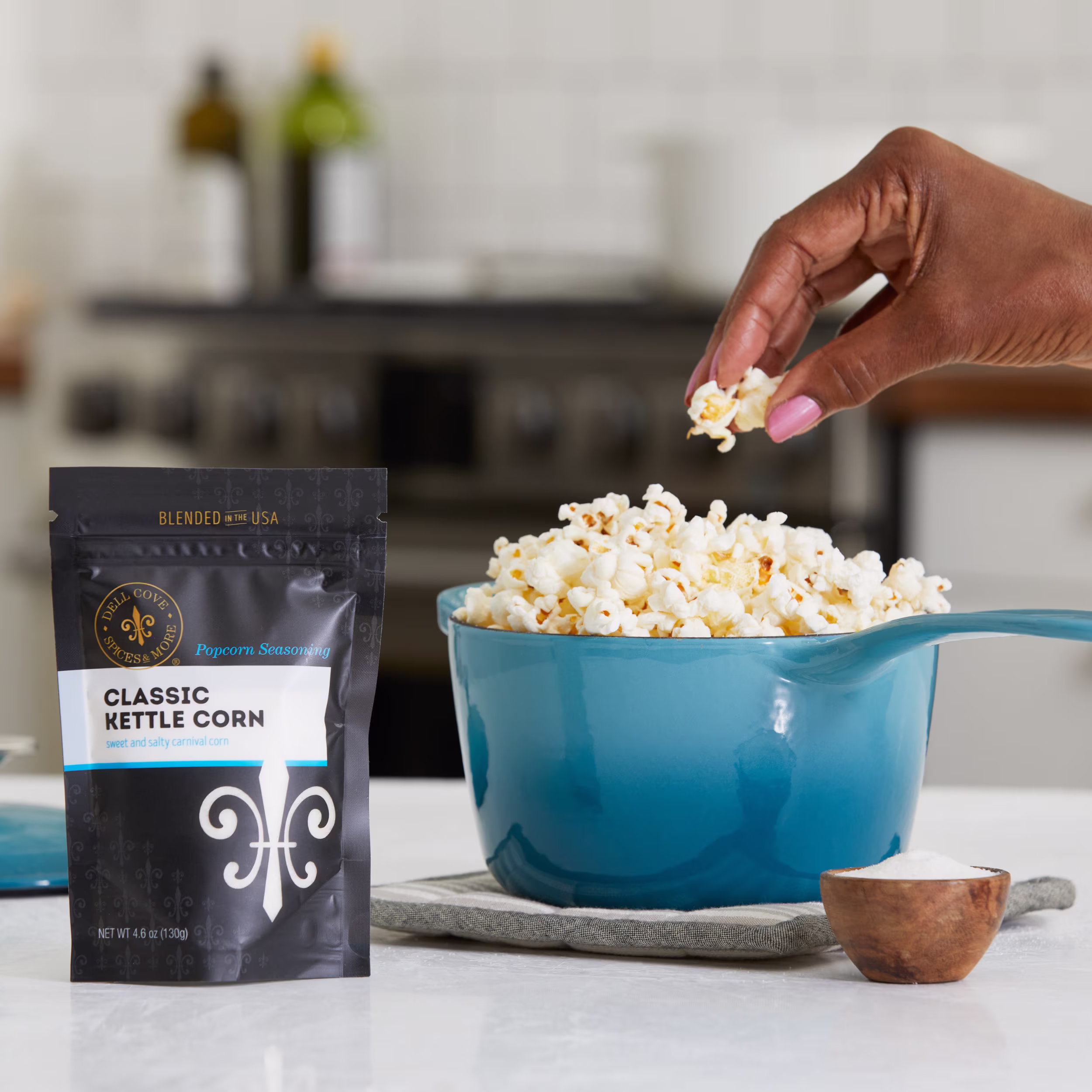 Kettle Corn Seasoning For Popcorn - Easy Diy Corn, Gourmet Popcorn, Employee Christmas Gift Box, Gluten-Free, Non Gmo, Vegan