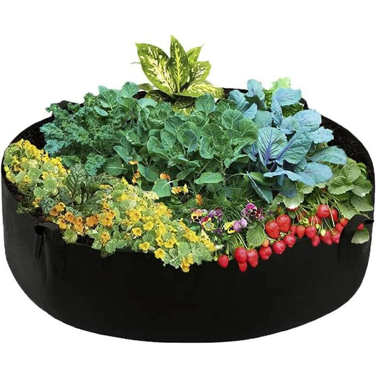 Plant Bag - 5pcs 12 Gallon Nonwoven Fabric Bags for Garden Plants Garden Plant Bags for Potatoes Vegetables