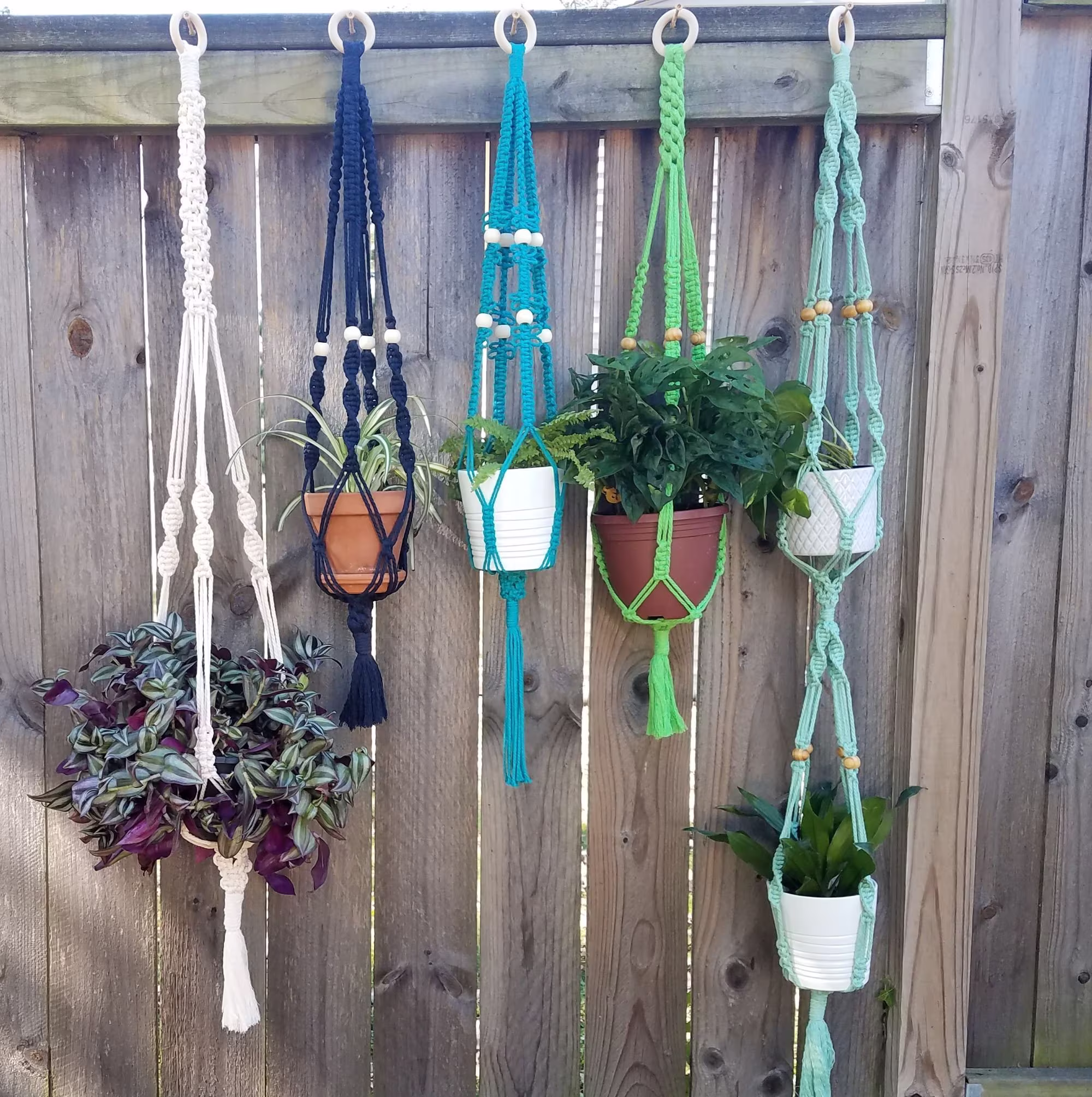 Macrame Plant Hanger, Hanging Planter, Holder, Lover's Gift, Gift