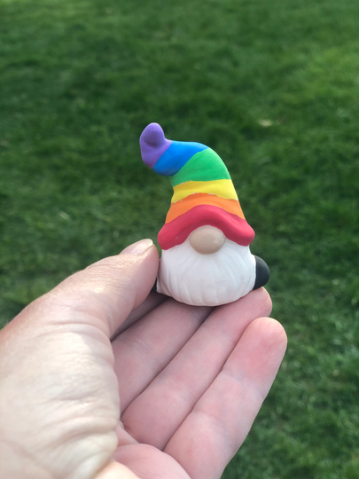 Itty Bitty Gnomes - A Good Luck Gnome in Teeny Tiny Size, Outdoor Indoor, Anniversary Gift, Housewarming Gift