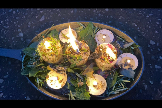 Candles in Cast Iron