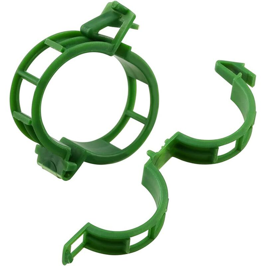 100 pcs Garden Plant Clips Flower Clip Vine Clips Ideal For Securing Plants to Plant Supports(Green)