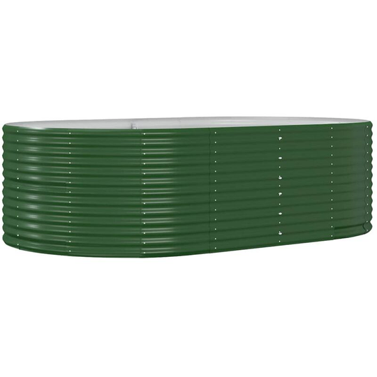 Vidaxl - Garden Planter Green 212x140x68 cm Powder-coated Steel Green