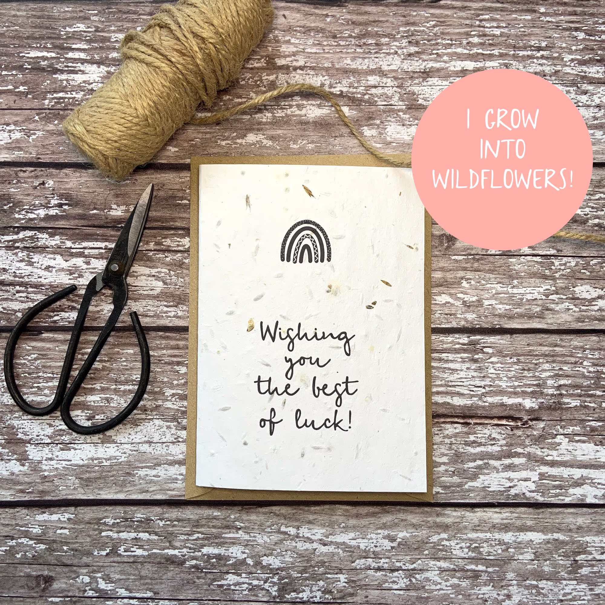 Seed Good Luck Card, Plantable Card