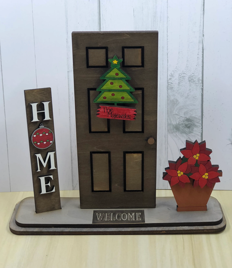Interchangeable Porch Welcome Sign, Seasonal Front Door Decorations, Mini Home Decor, New Gift, Housewarming Gift