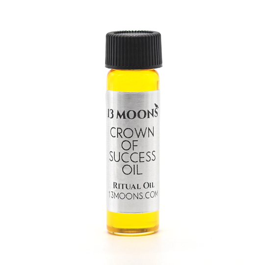 Crown Of Success Oil By 13 Moons, Spiritual Oil, Ritual Anointing Blended Essential Oils For Wicca, Witchcraft