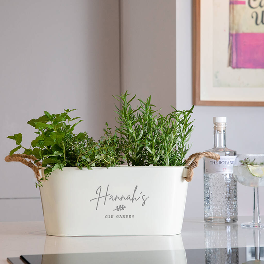 Personalised Name Herb Planter