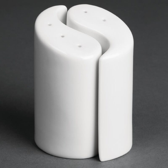 Olympia Ying Yang Salt and Pepper Sets 95mm Pack of 12 - Y107