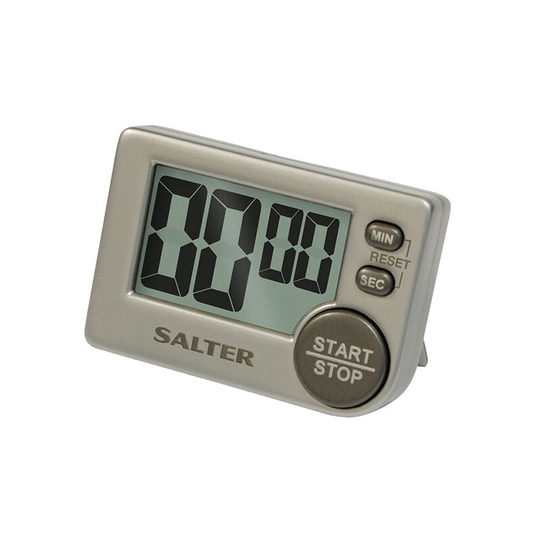 Salter - Big Button Electronic Timer Silver 397SVXR