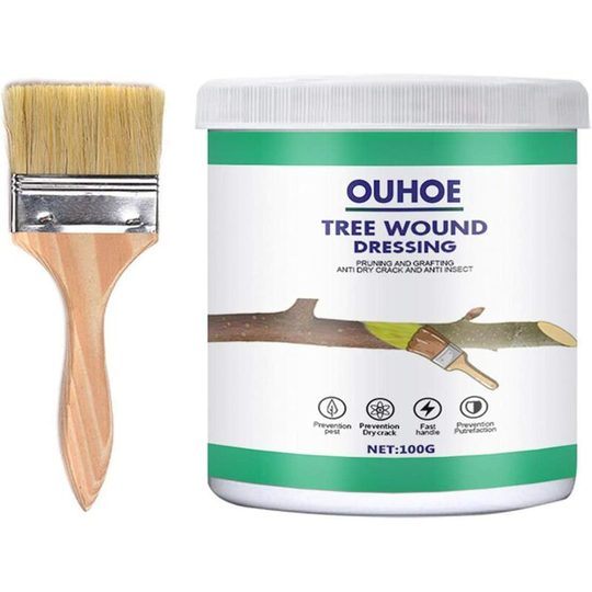30G Tree Healing Putty Healing Putty for Garden Plant Graft Wound Treatment, with Brush