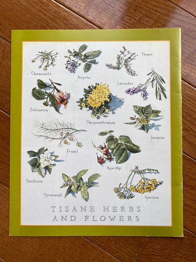 Tisane Herbs & Flowers - Cook's Illustrated Back Cover