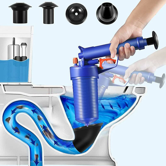 Toilet Plunger, Air Drain Blaster, Drain Clog Remover Tool, Drain Tub Drain Cleaner Opener Pump Thsinde