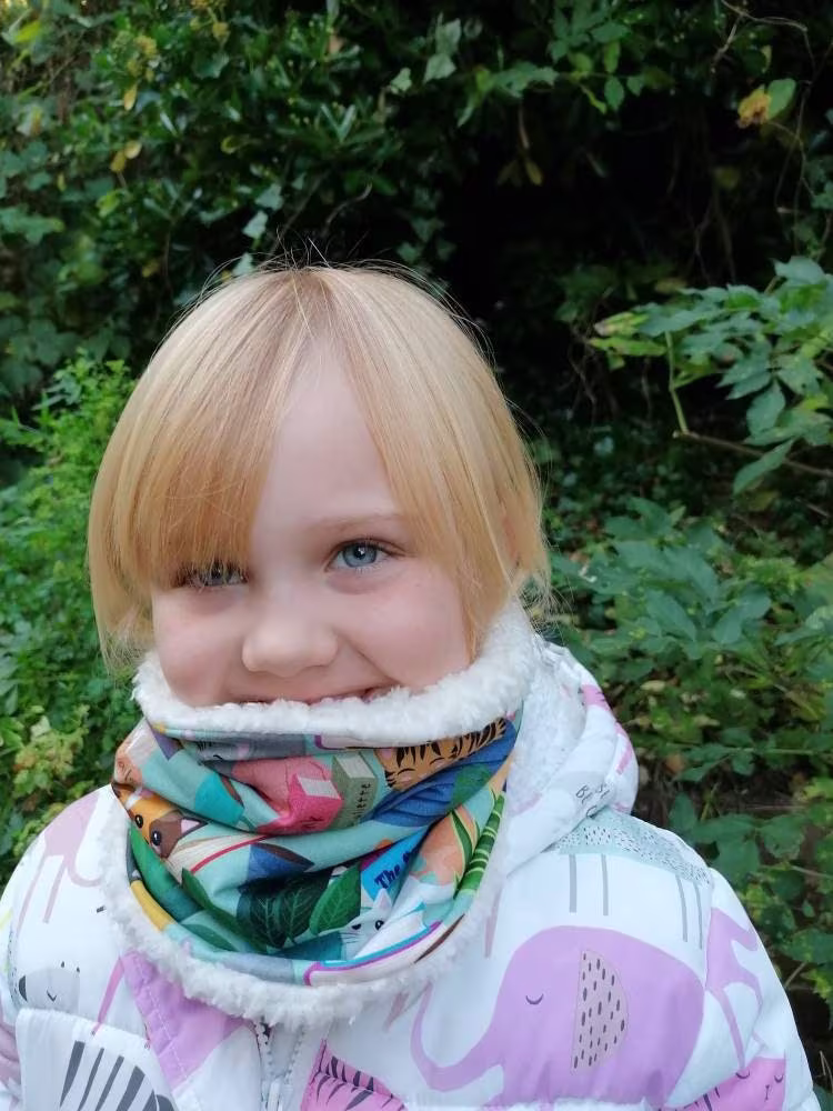 Organic Cotton Snood, Baby, Kids To Adult, Choose Your Print, Handmade in The UK