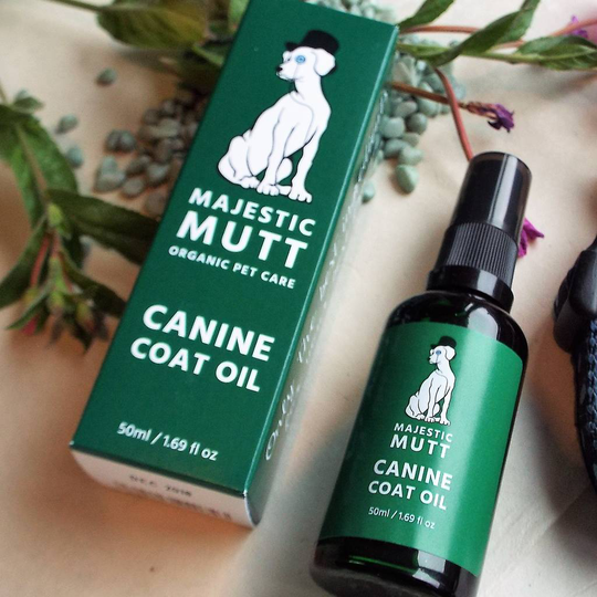 Organic Dog Coat Moisturising Oil UK Made 50ml