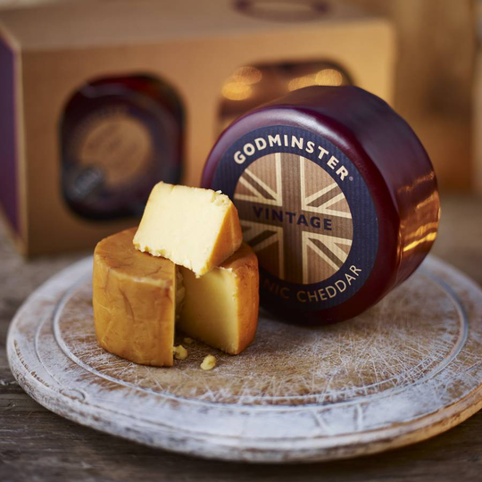 Boxed Round Vintage Organic Cheddar