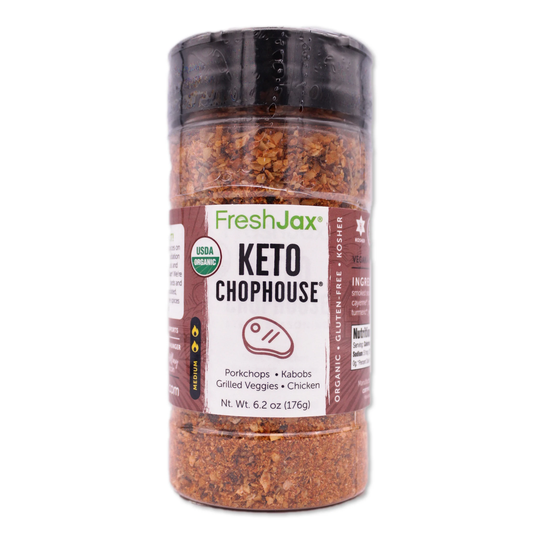 Freshjax Keto Chophouse® Organic Steak Seasoning - Grilling For