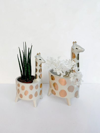 Cute Giraffe Planter | Nursery Decor Animal