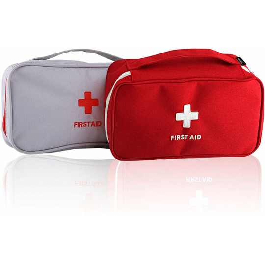 Heguyey - First Aid Kit, 2 Piece Empty First Aid Kit Medicine Bag for Outdoor Activities, Sports, Camping, Hiking, Household First Aid