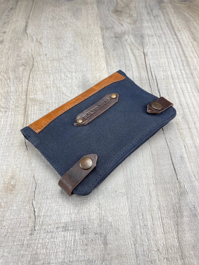 Waxed Canvas Tobacco Bag, Organizer For Tobacco, Roll Up Pouch Your