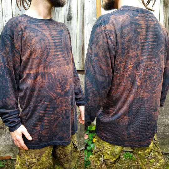 Chaos Tshirt /Pixie /Psy /Organic Cotton Tshirt /Cyber Punk Tshirt/Rave Tshirt/Unisex/Cosmic Tshirt/Vegan Tshirt/Long Sleeve