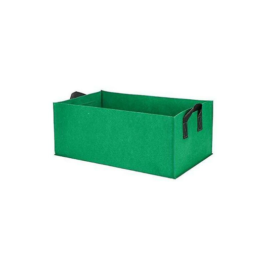Plant Grow Bags Vegetable Flower Pot Planter Raised Garden Planting Bed Container Home Decor (60 x 30 x 20cm) Green