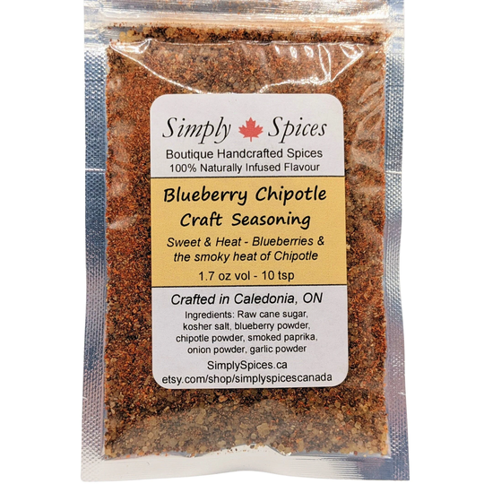 Blueberry Chipotle Seasoning + Bbq Rub - Natural Fruit Craft Seasonings